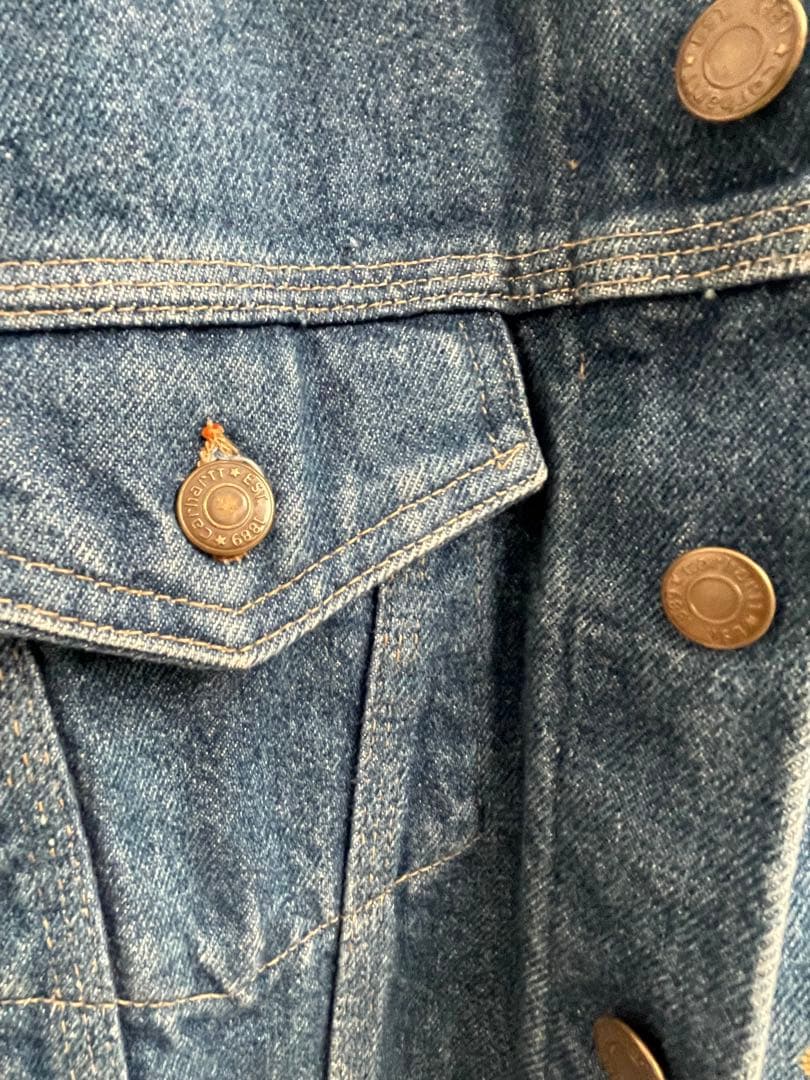 80's carhartt デニムジャケット M