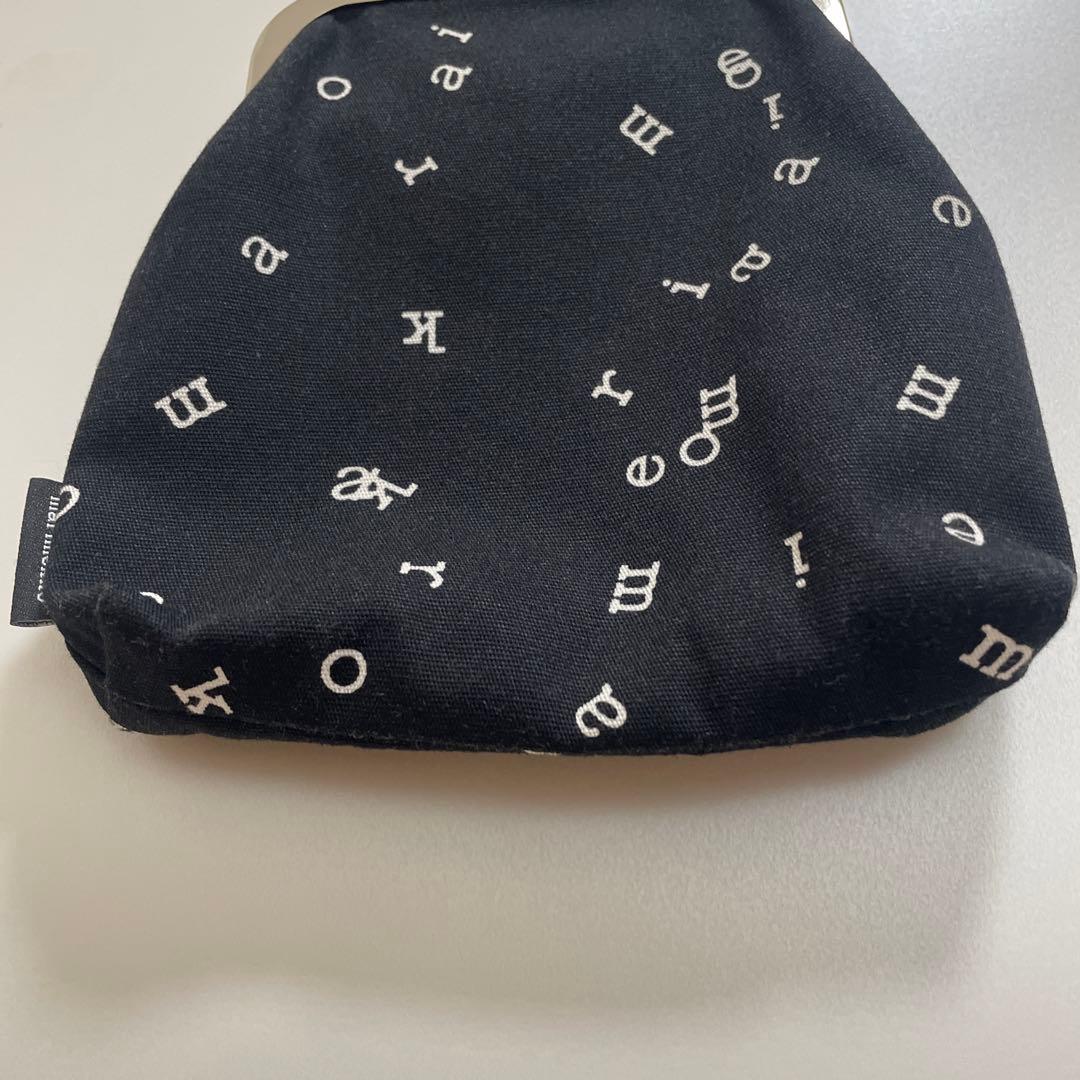 【美品】マリメッコ marimekko がま口 アルファベットポーチ ショルダー