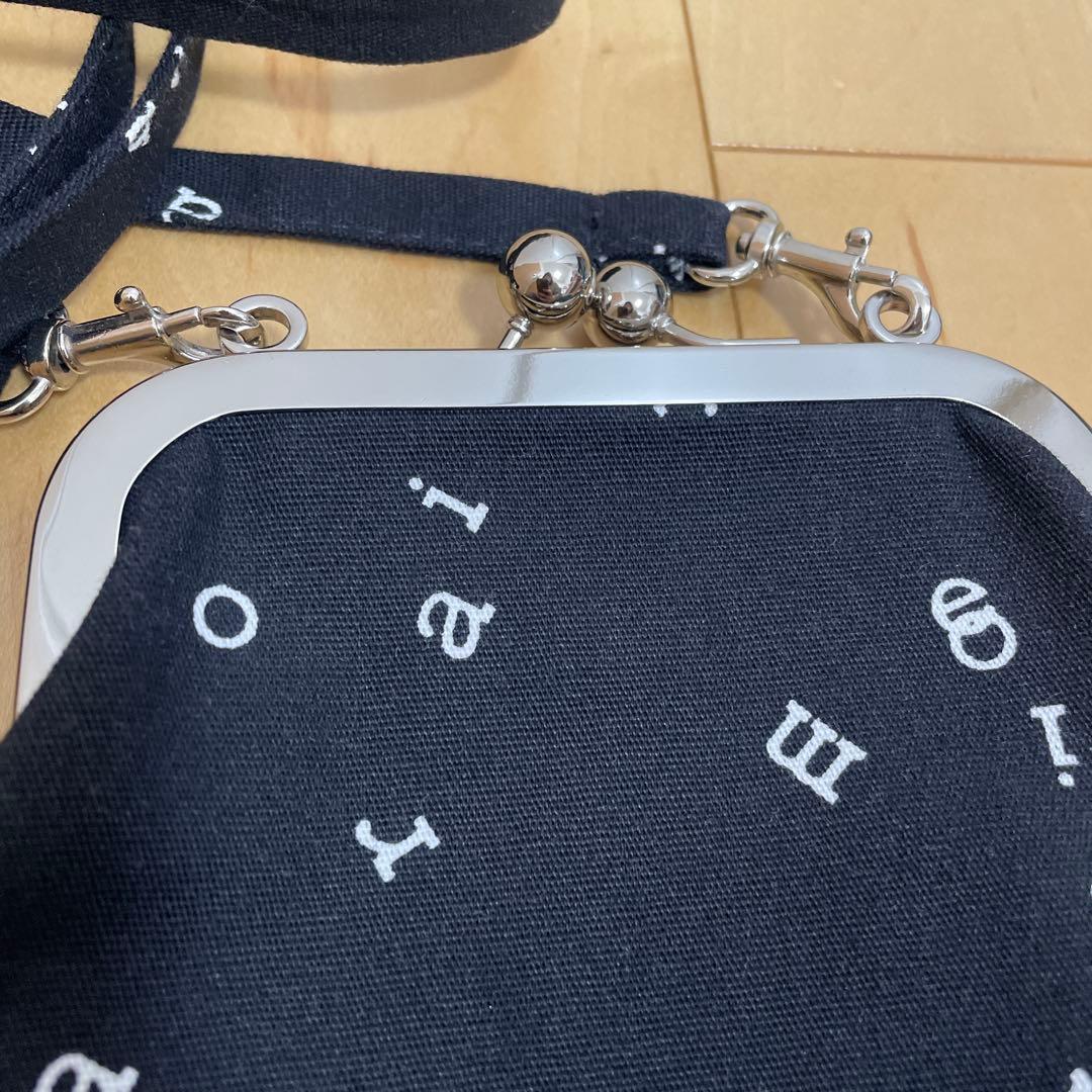 【美品】マリメッコ marimekko がま口 アルファベットポーチ ショルダー