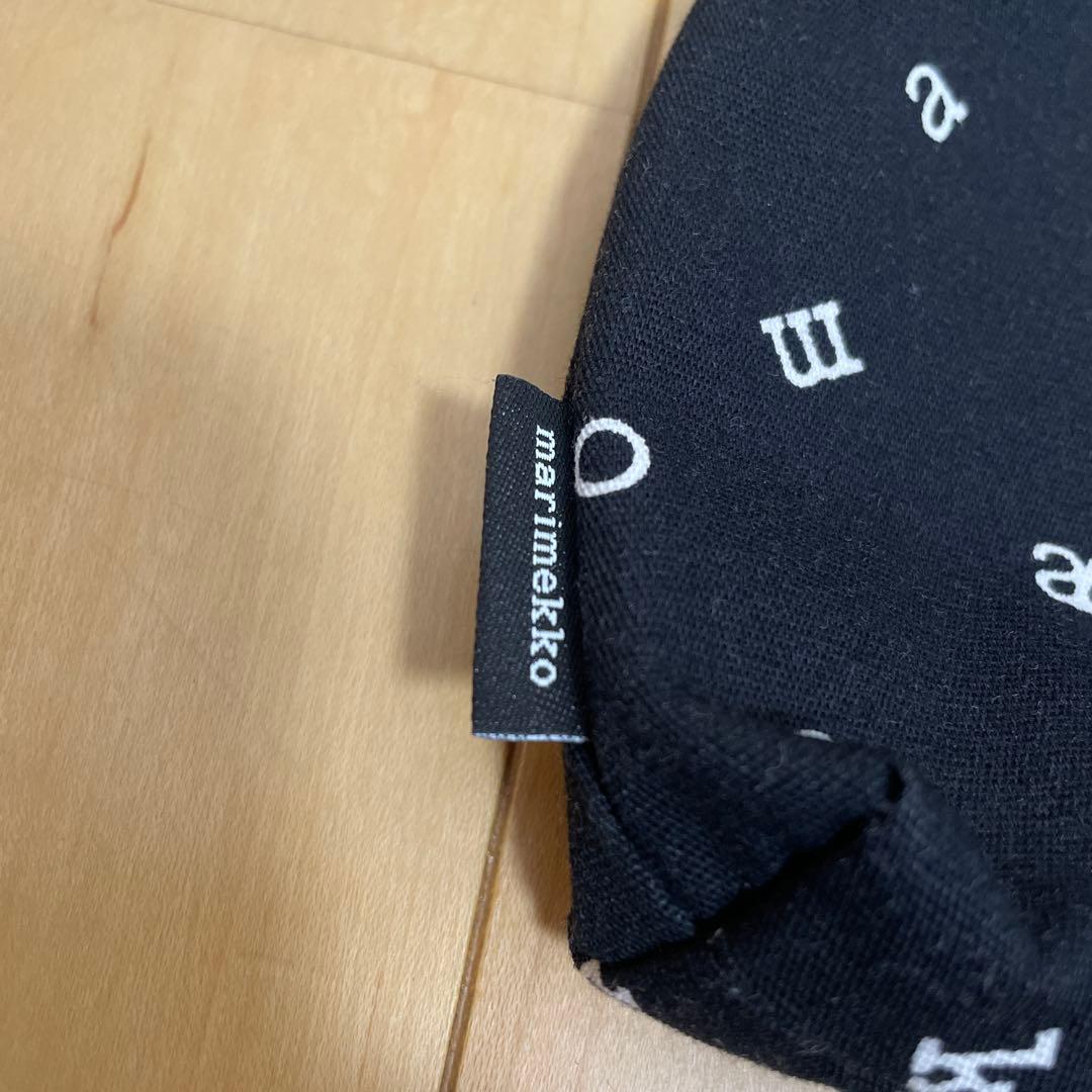 【美品】マリメッコ marimekko がま口 アルファベットポーチ ショルダー