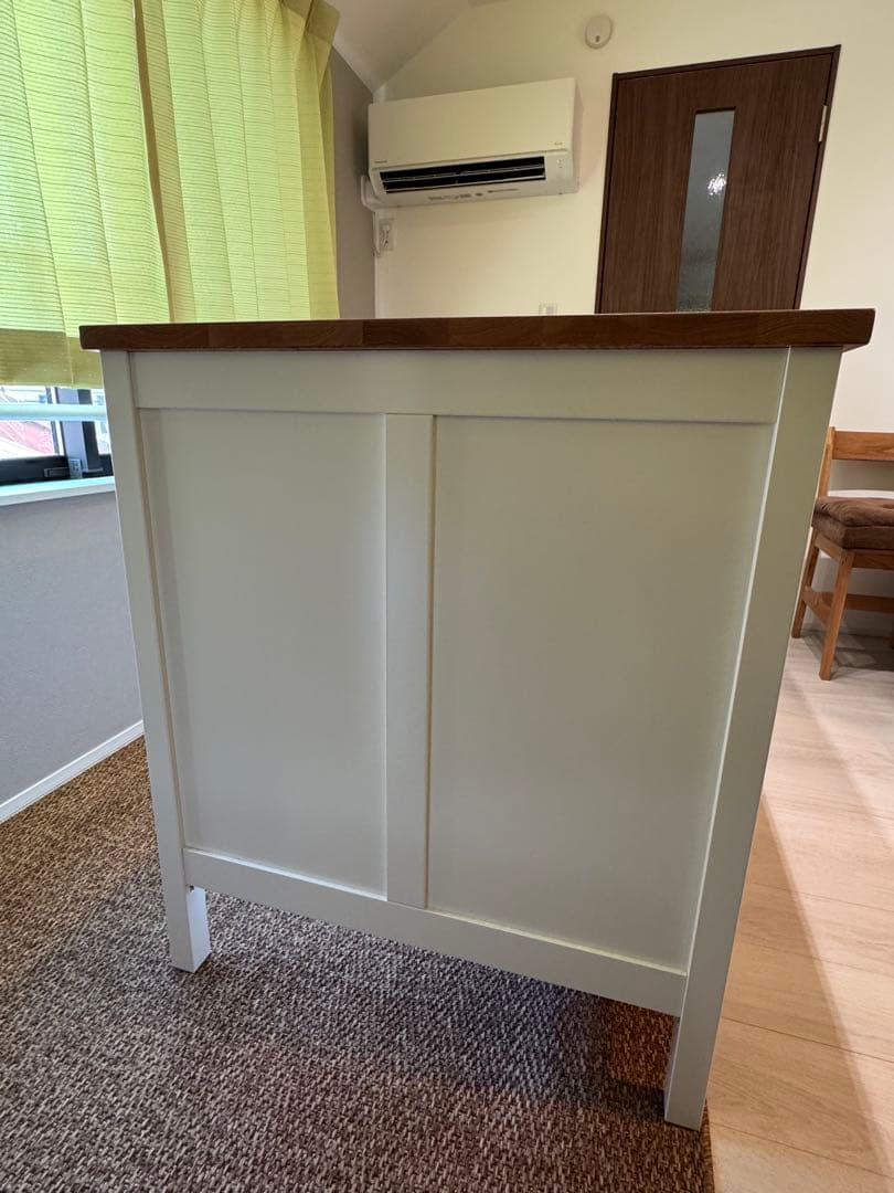 IKEA イケア TORNVIKENトルンヴィーケン　アイランドキッチン ラグ付