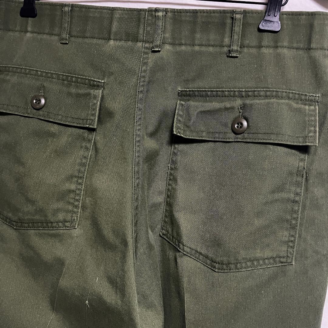 80's 米軍実物 OG-507 ベイカーパンツ ユーティリティー W36