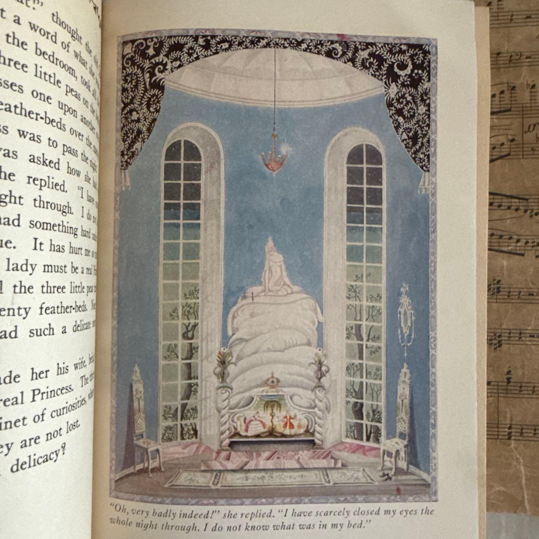 SALE★1924年アンティーク洋書カイニールセン絵本アンデルセン童話　古書