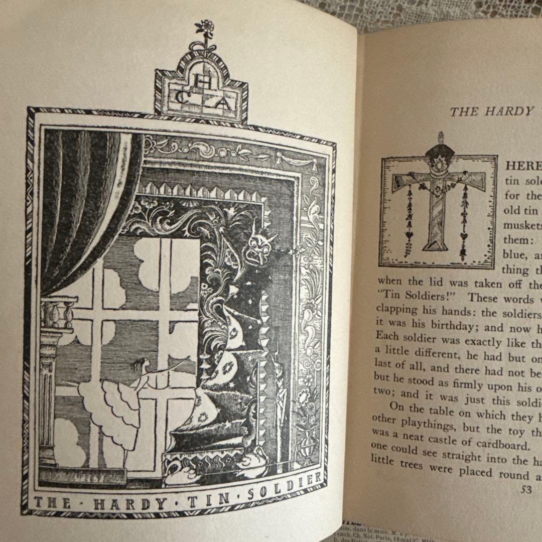 SALE★1924年アンティーク洋書カイニールセン絵本アンデルセン童話　古書