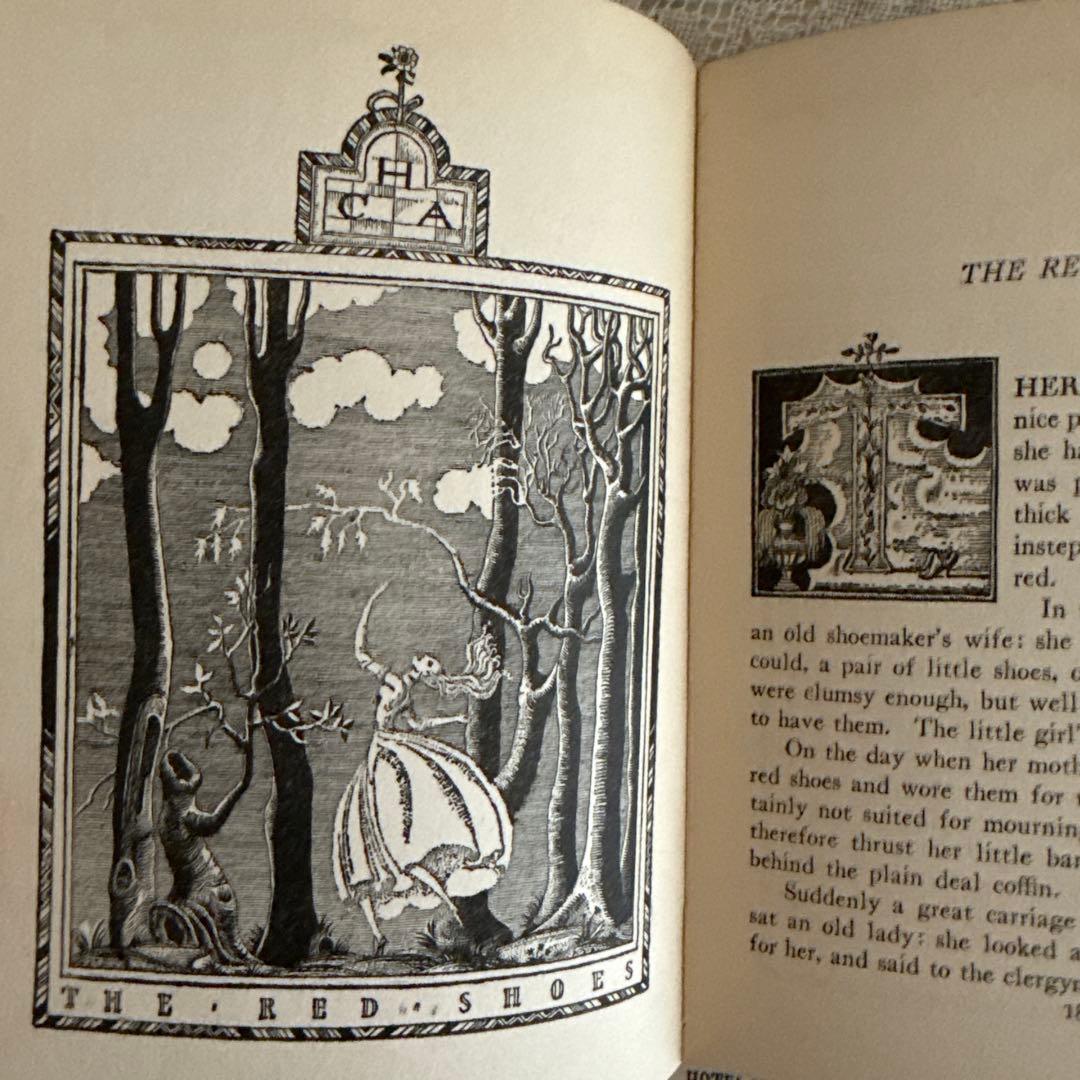 SALE★1924年アンティーク洋書カイニールセン絵本アンデルセン童話　古書