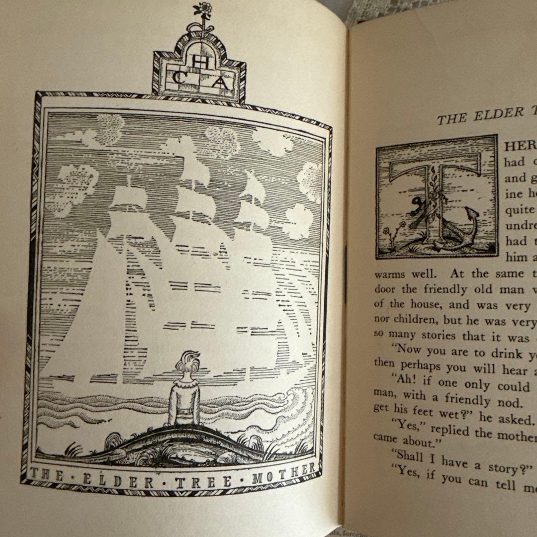 SALE★1924年アンティーク洋書カイニールセン絵本アンデルセン童話　古書