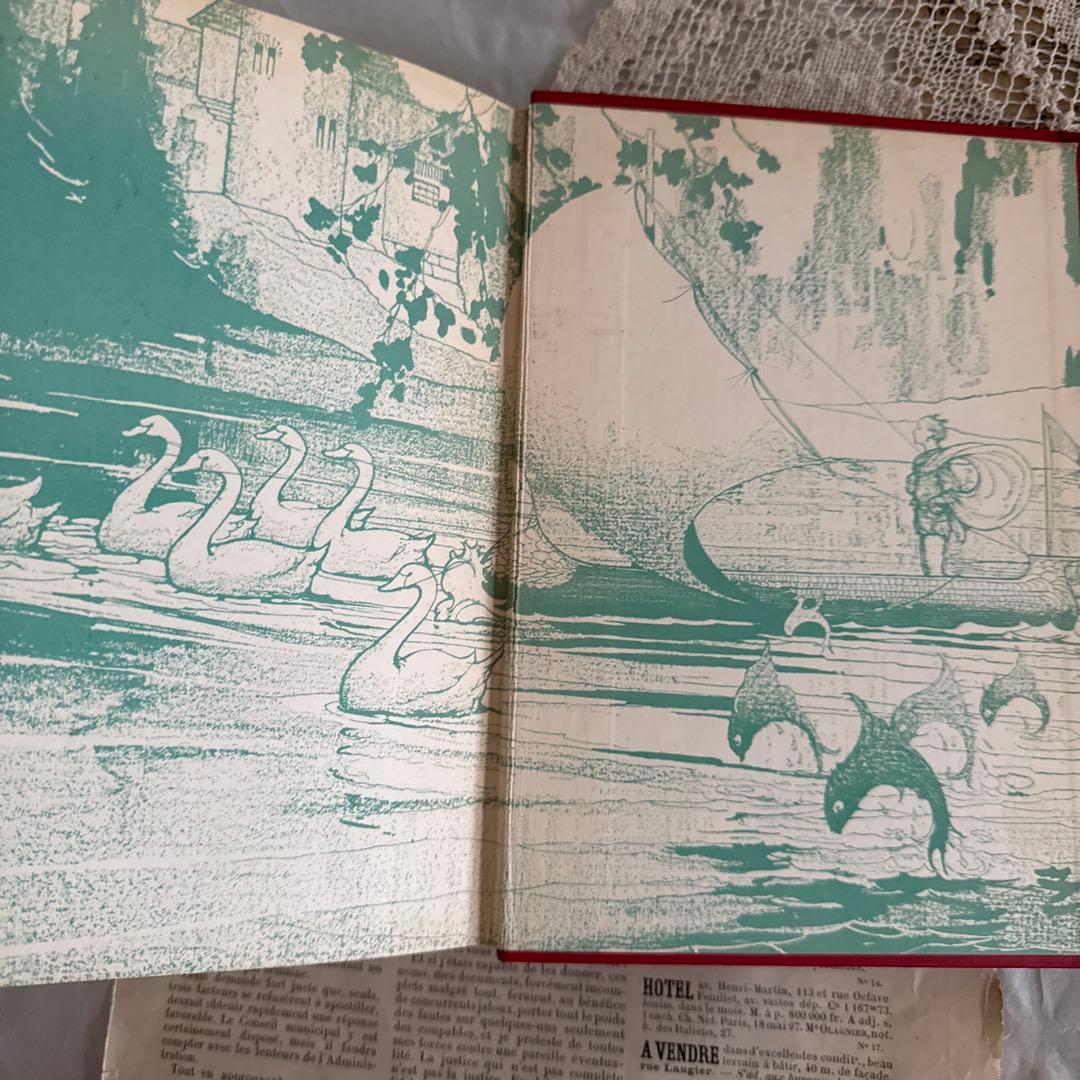 SALE★1924年アンティーク洋書カイニールセン絵本アンデルセン童話　古書