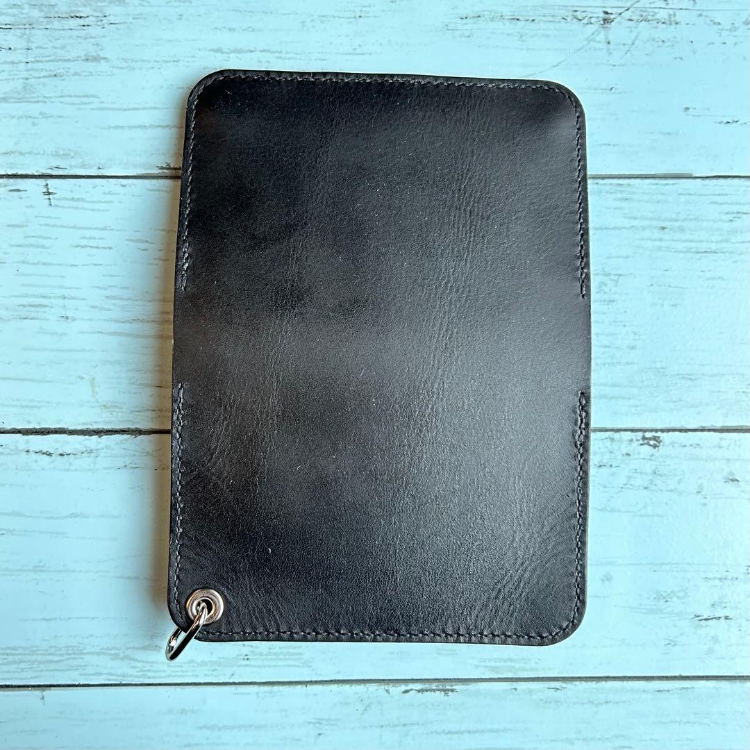 姫路オイルレザー　ミドルウォレット　ベルトループセット　トラッカーウォレット　革