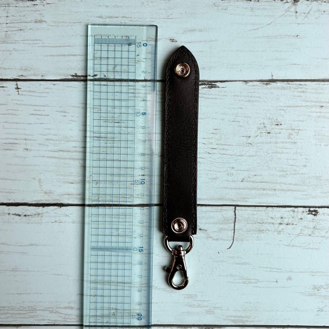 姫路オイルレザー　ミドルウォレット　ベルトループセット　トラッカーウォレット　革