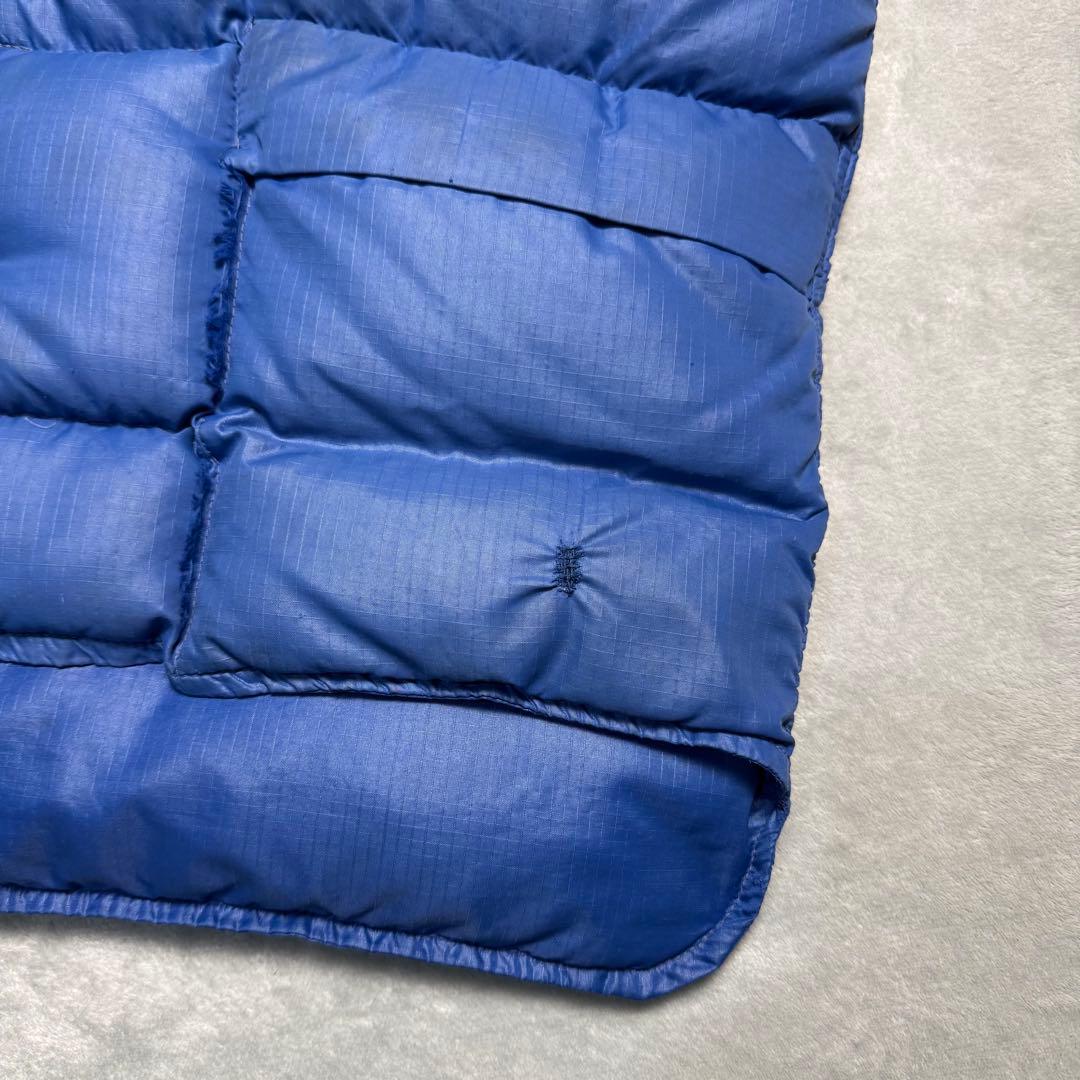 70s L.L.Bean 筆記体タグ ダウンベスト USA製 ブルー