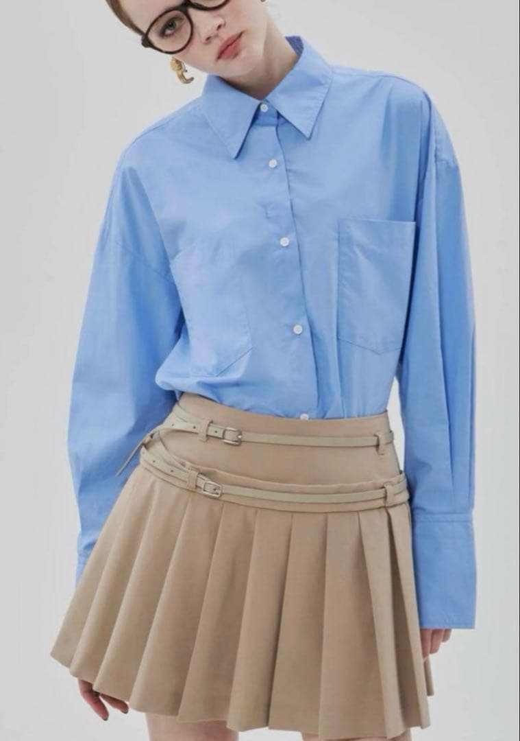 THETOE Astoria pleated skirt スカート