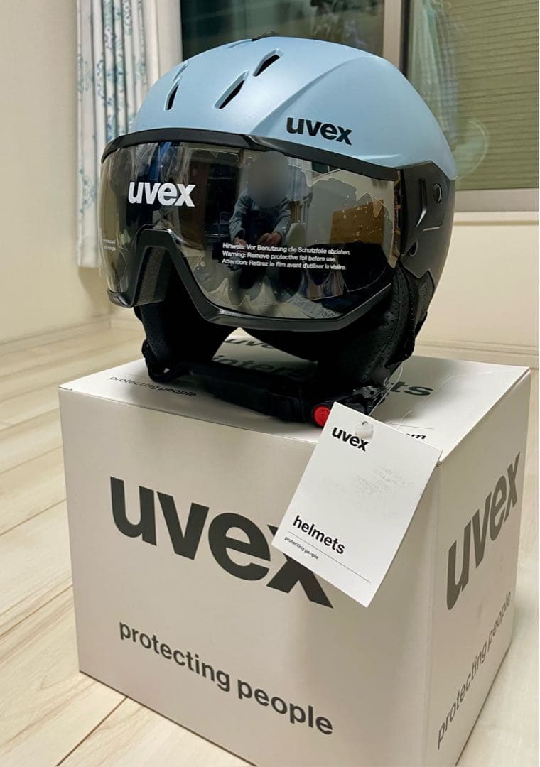 uvex wanted visor スキー　スノボ　ヘルメット　　バイザー　Ｌ