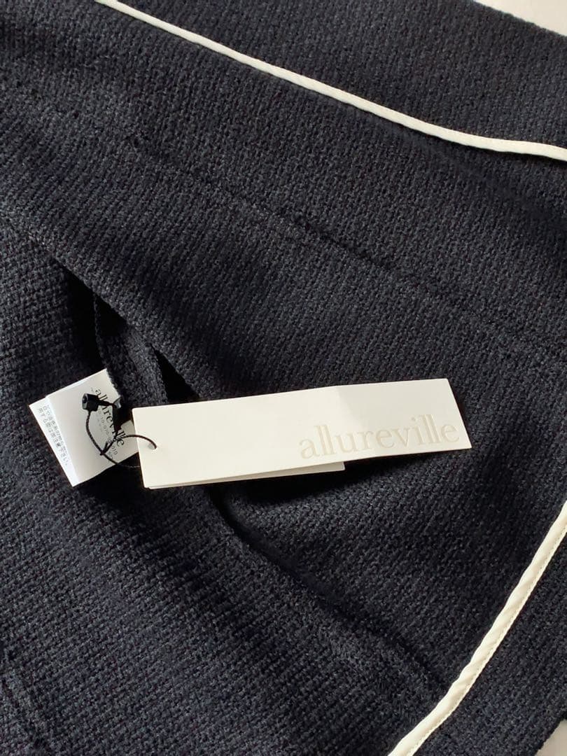 新品【アルアバイル】 ブッチャーツイードショートジャケット★黒ブラック★サイズ1