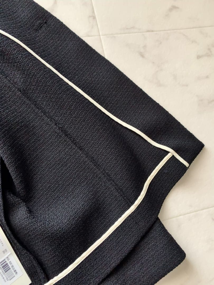 新品【アルアバイル】 ブッチャーツイードショートジャケット★黒ブラック★サイズ1