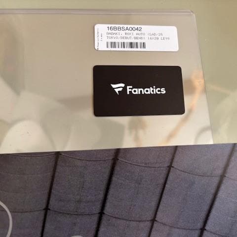 限定99枚・大判サイン・ 佐々木朗希・40×50センチ　FANATICS社MLB