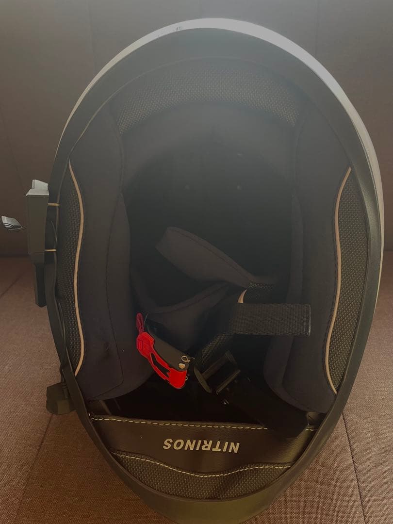 Nitrinos製 猫耳デザイン フルフェイスヘルメットSG.PSCマーク　M