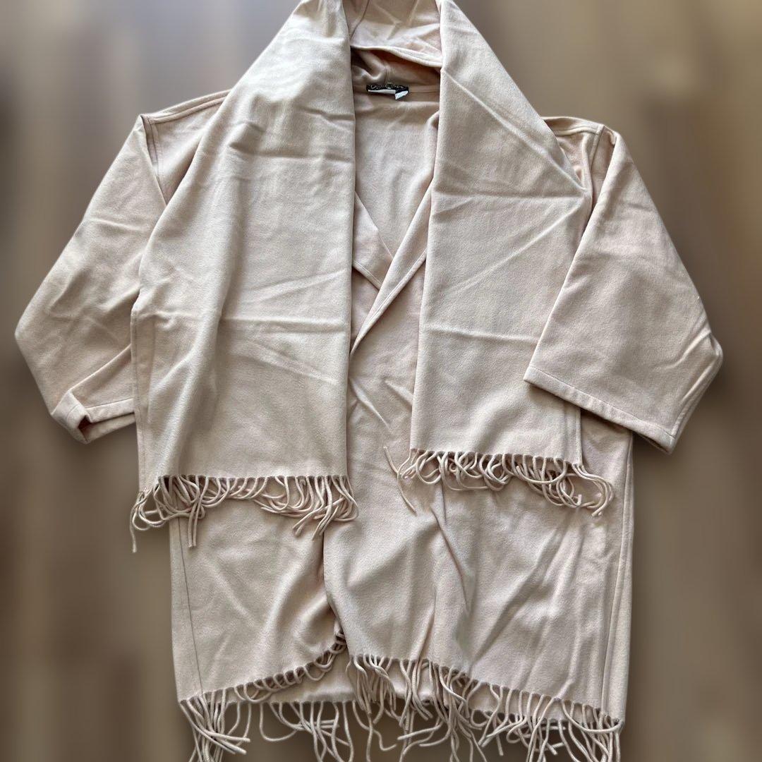 【美品】Salvatore Ferragamo カシミヤコート　ベージュ