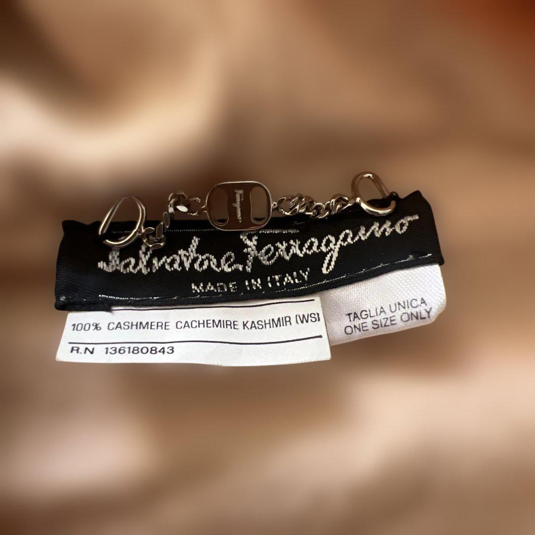【美品】Salvatore Ferragamo カシミヤコート　ベージュ