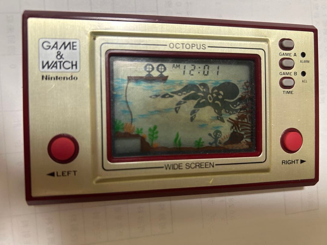 ゲームウォッチ　オクトパス