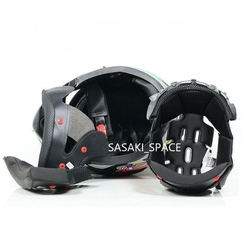 新品 ダブルレンズ フルフェイスヘルメット バイクヘルメット　BK-11