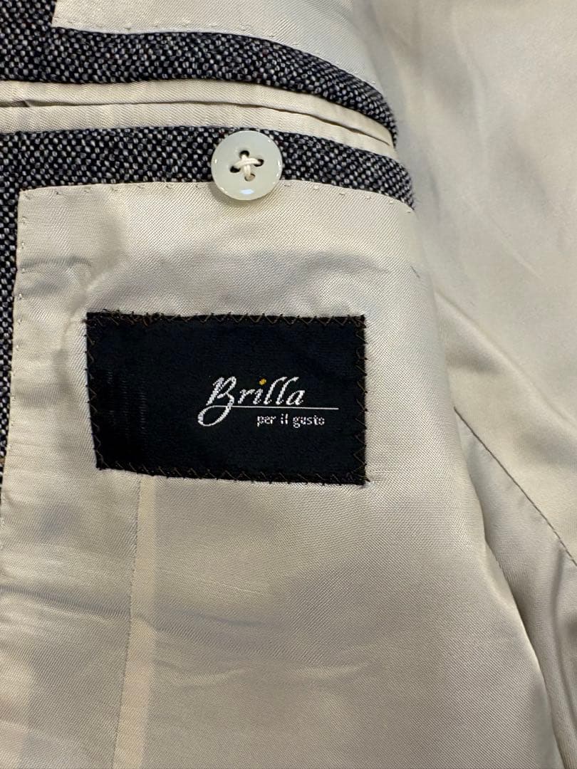 Brilla per il gustoウール100% グレースーツ