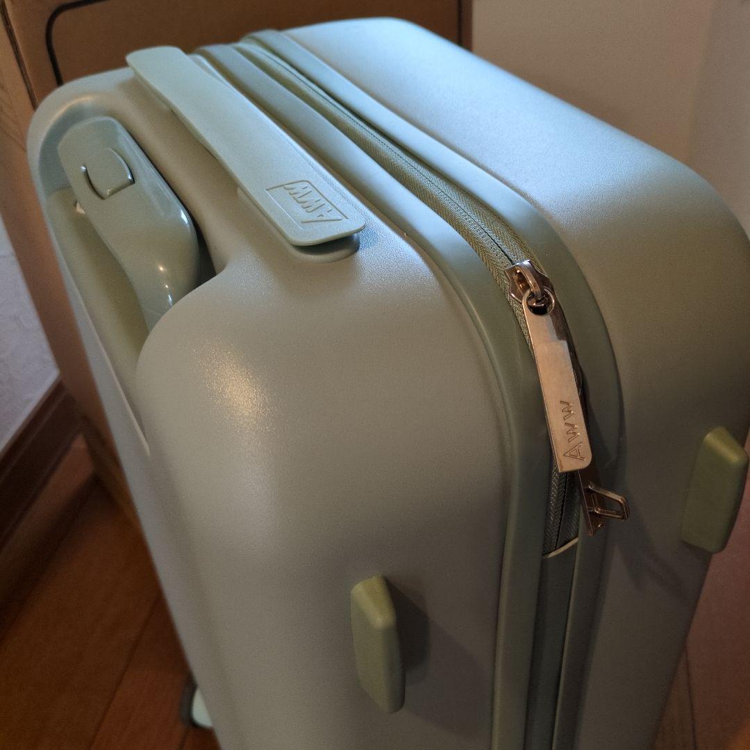 AWW キャリーケース 小型 機内持ち込みサイズ くすみグリーン