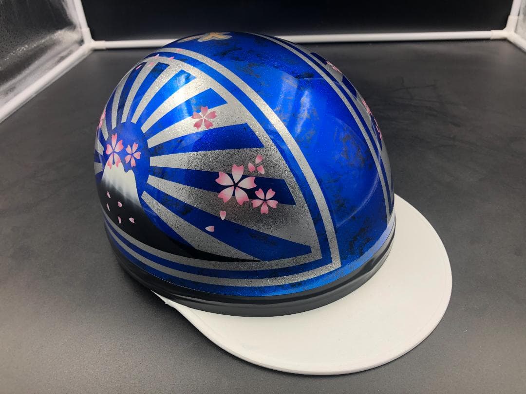 コルク半　カスタム　富士日章　ブルーラップ　ラメ　桜　高級クリヤ送料無料