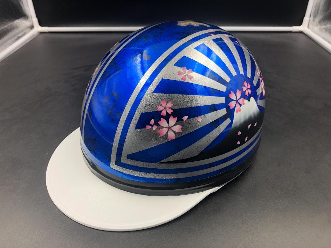 コルク半　カスタム　富士日章　ブルーラップ　ラメ　桜　高級クリヤ送料無料