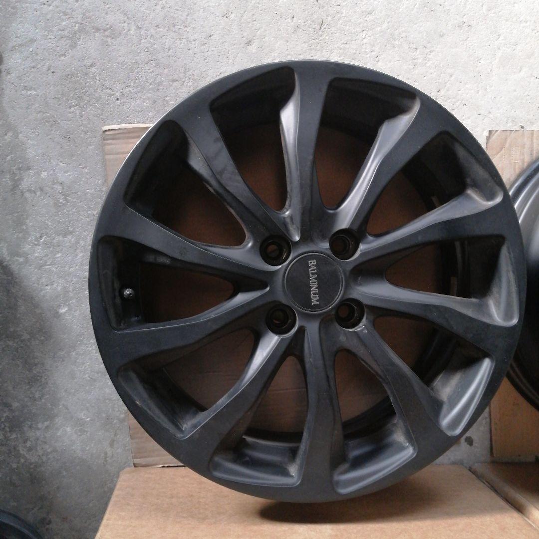 富士 16インチ ブラック ホイール 4個セット　大阪市発