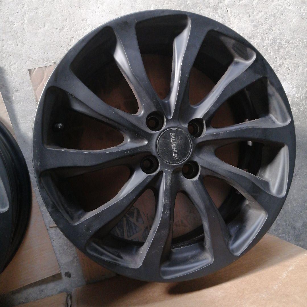 富士 16インチ ブラック ホイール 4個セット　大阪市発