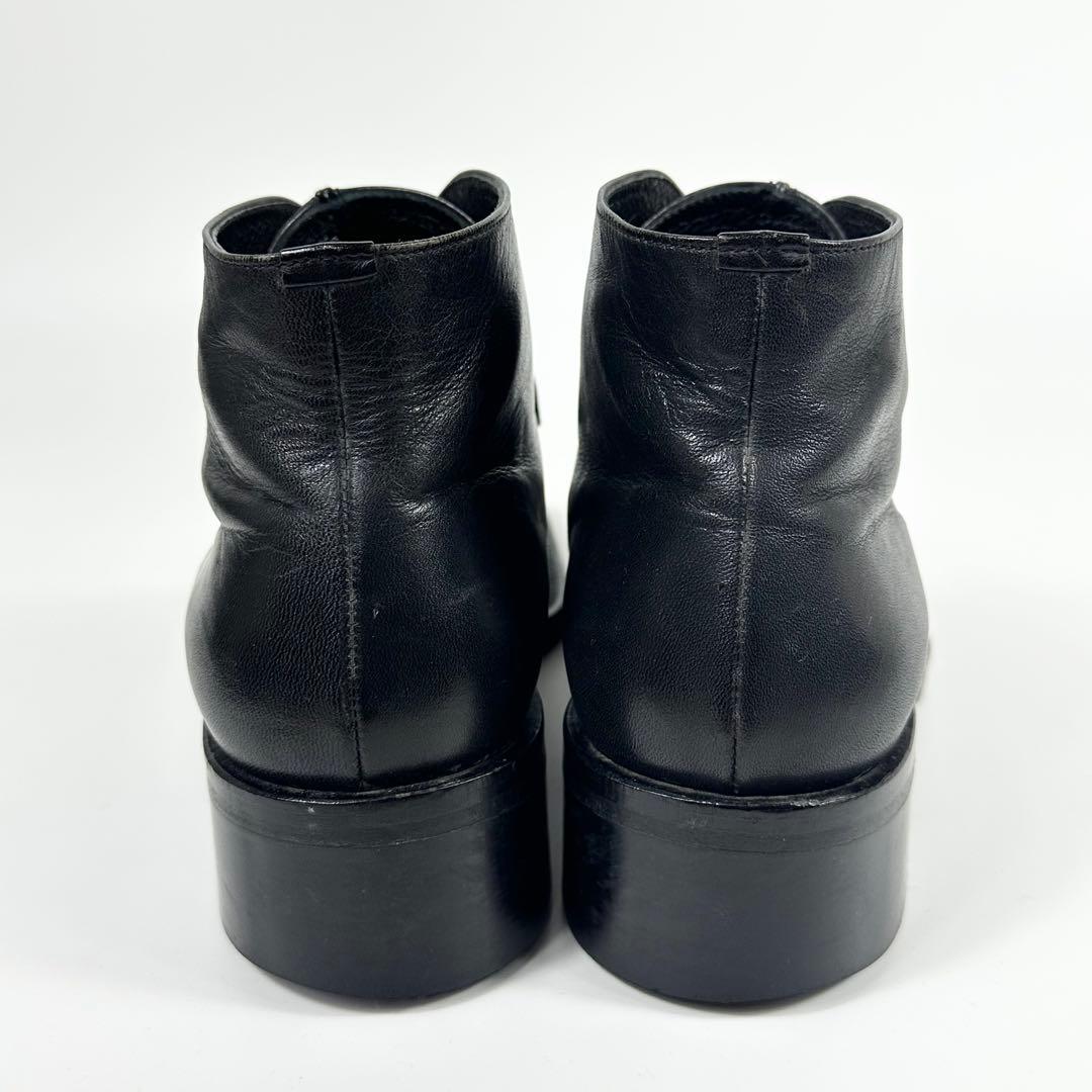 ALFREDO BANNISTER ヒールチャッカブーツ レザー 黒