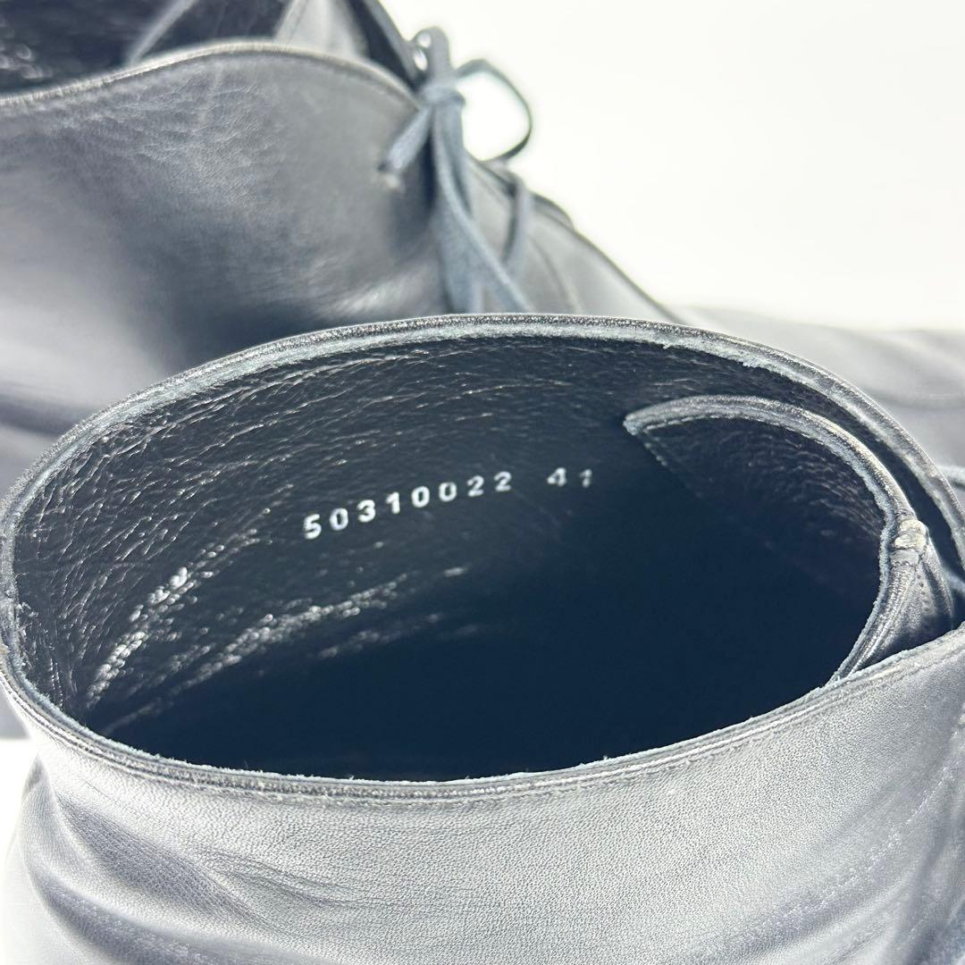 ALFREDO BANNISTER ヒールチャッカブーツ レザー 黒