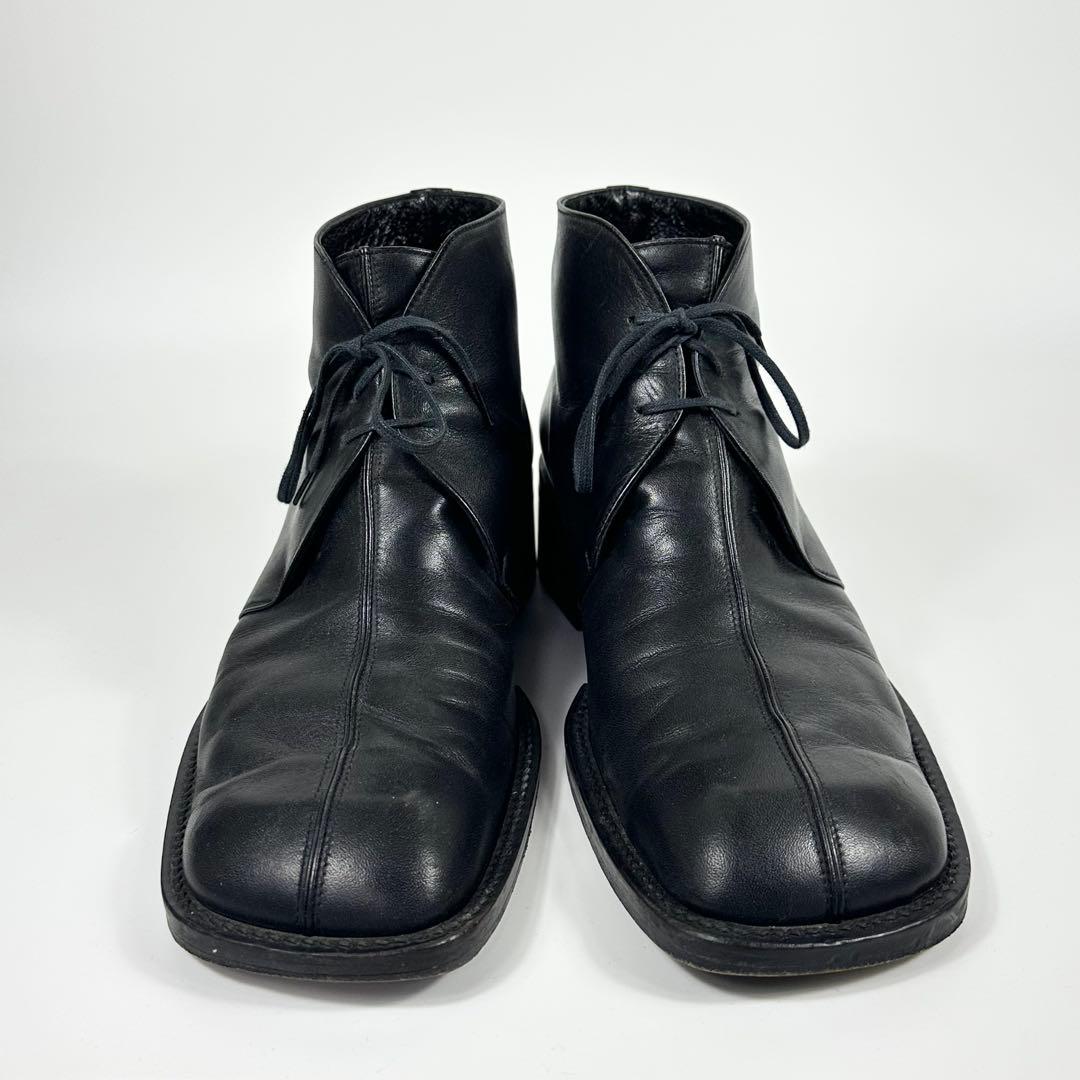 ALFREDO BANNISTER ヒールチャッカブーツ レザー 黒