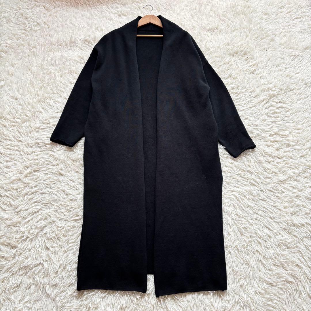 美品 Deuxieme Classe Twins cotton ロングガウン 黒