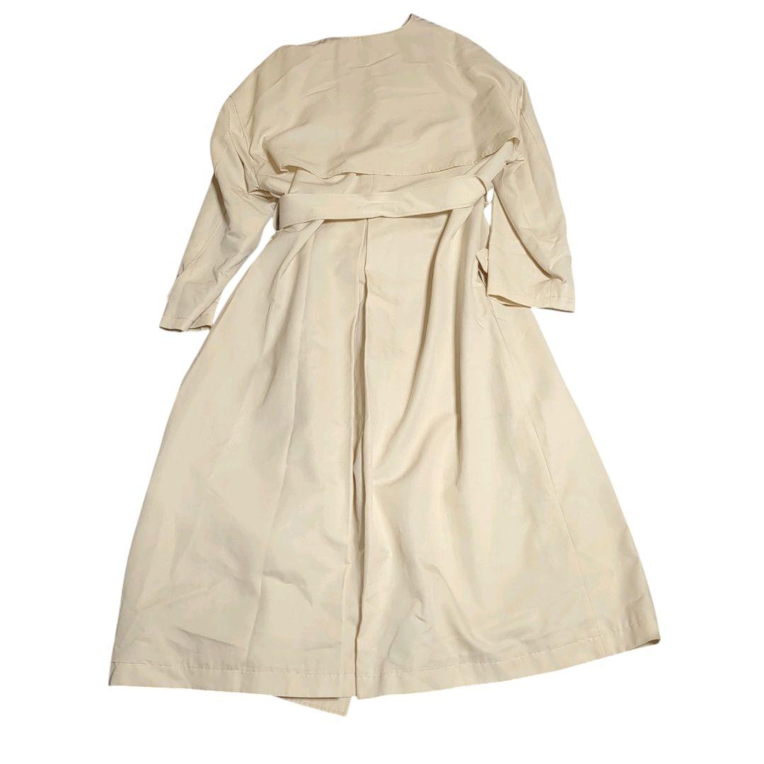 2024SS Spick and Span C/Cu ノーカラートレンチコート