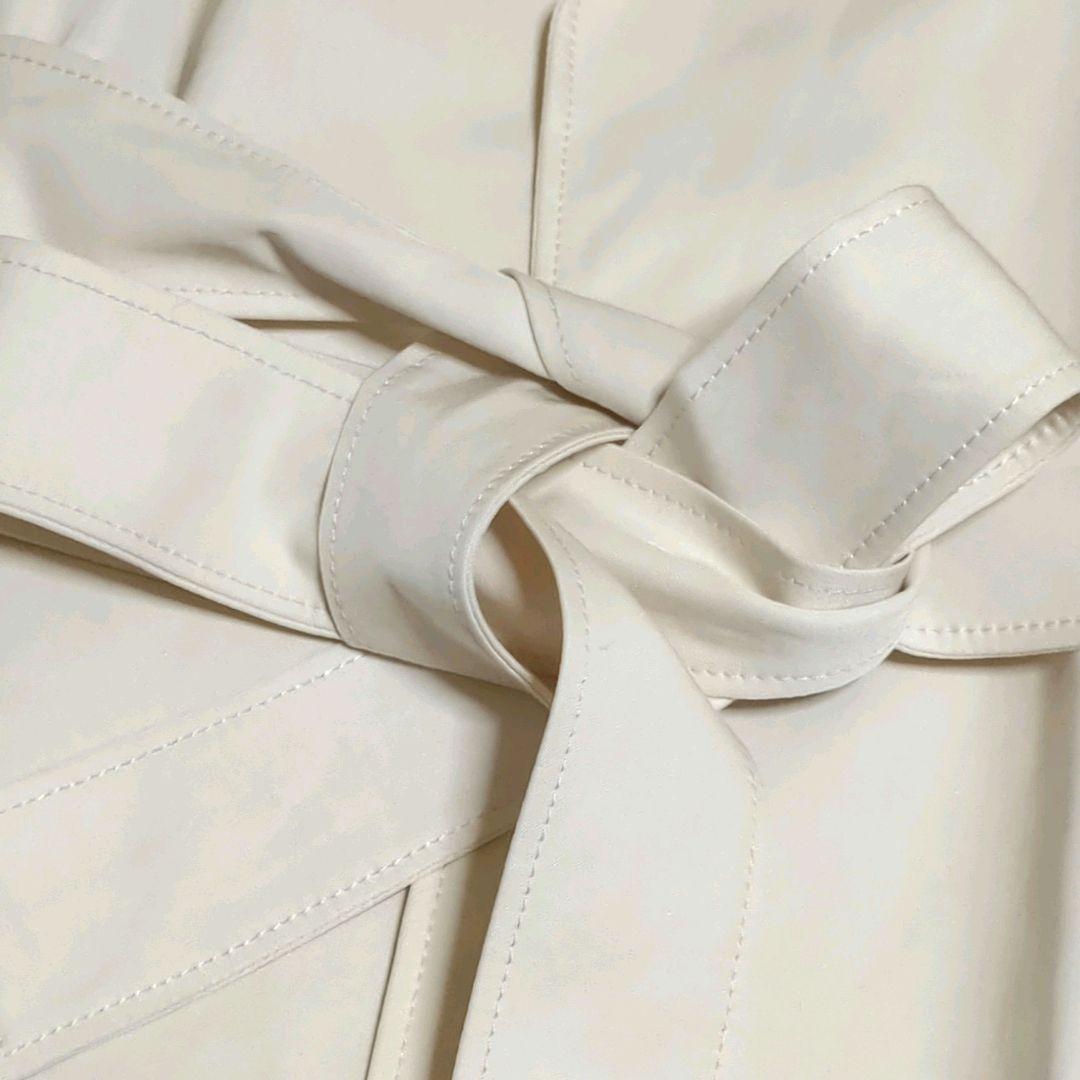 2024SS Spick and Span C/Cu ノーカラートレンチコート