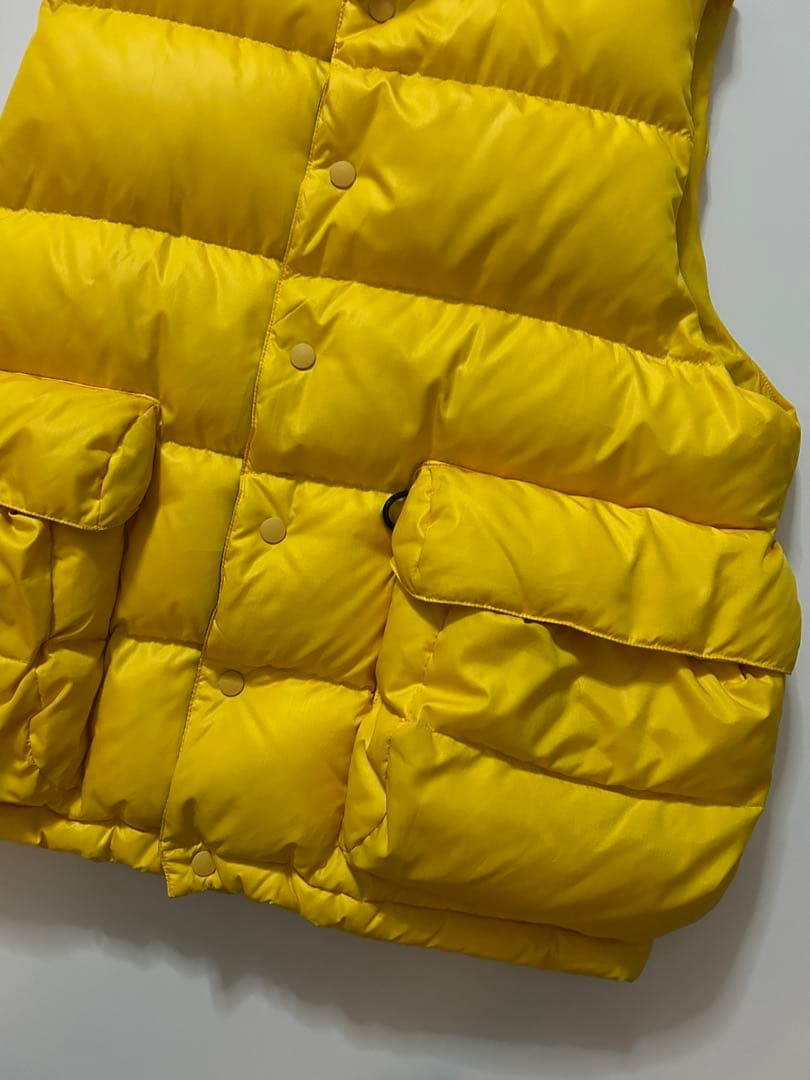 美品　daiwa pier39 ダイワピア　ダウンベスト　イエロー　在原みゆ紀