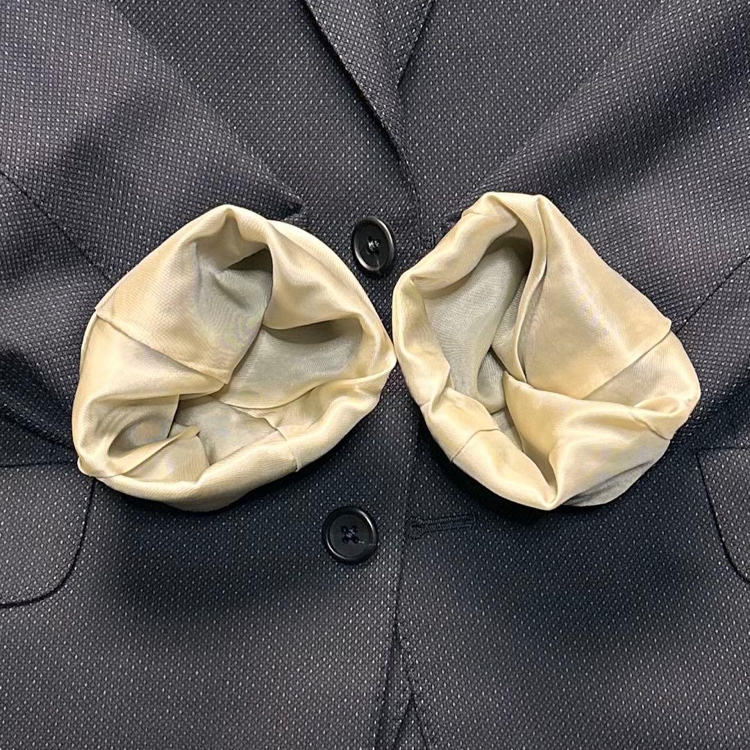 希少 極美品 ポールスミス 蓮柄 花柄 3ピース セットアップ 総裏 LX 黒