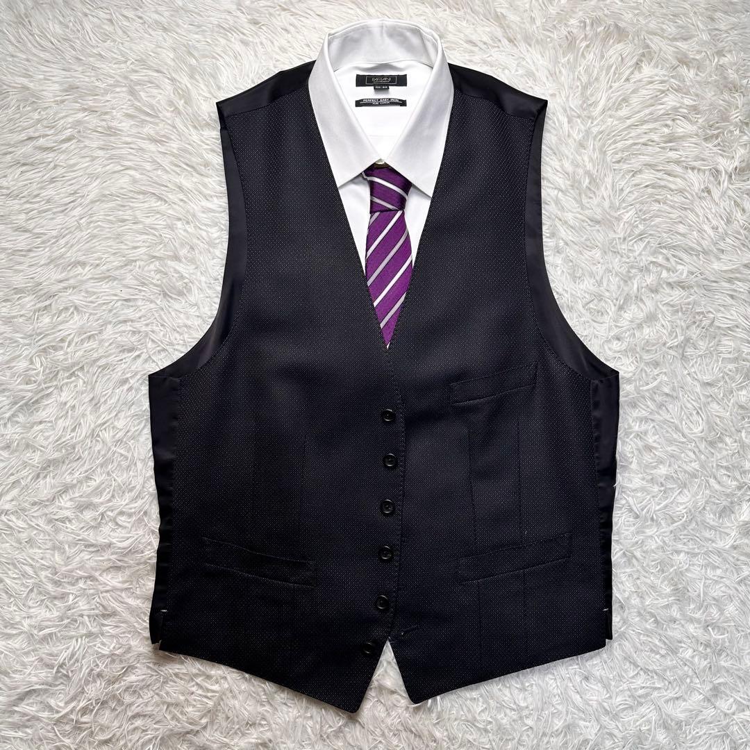 希少 極美品 ポールスミス 蓮柄 花柄 3ピース セットアップ 総裏 LX 黒