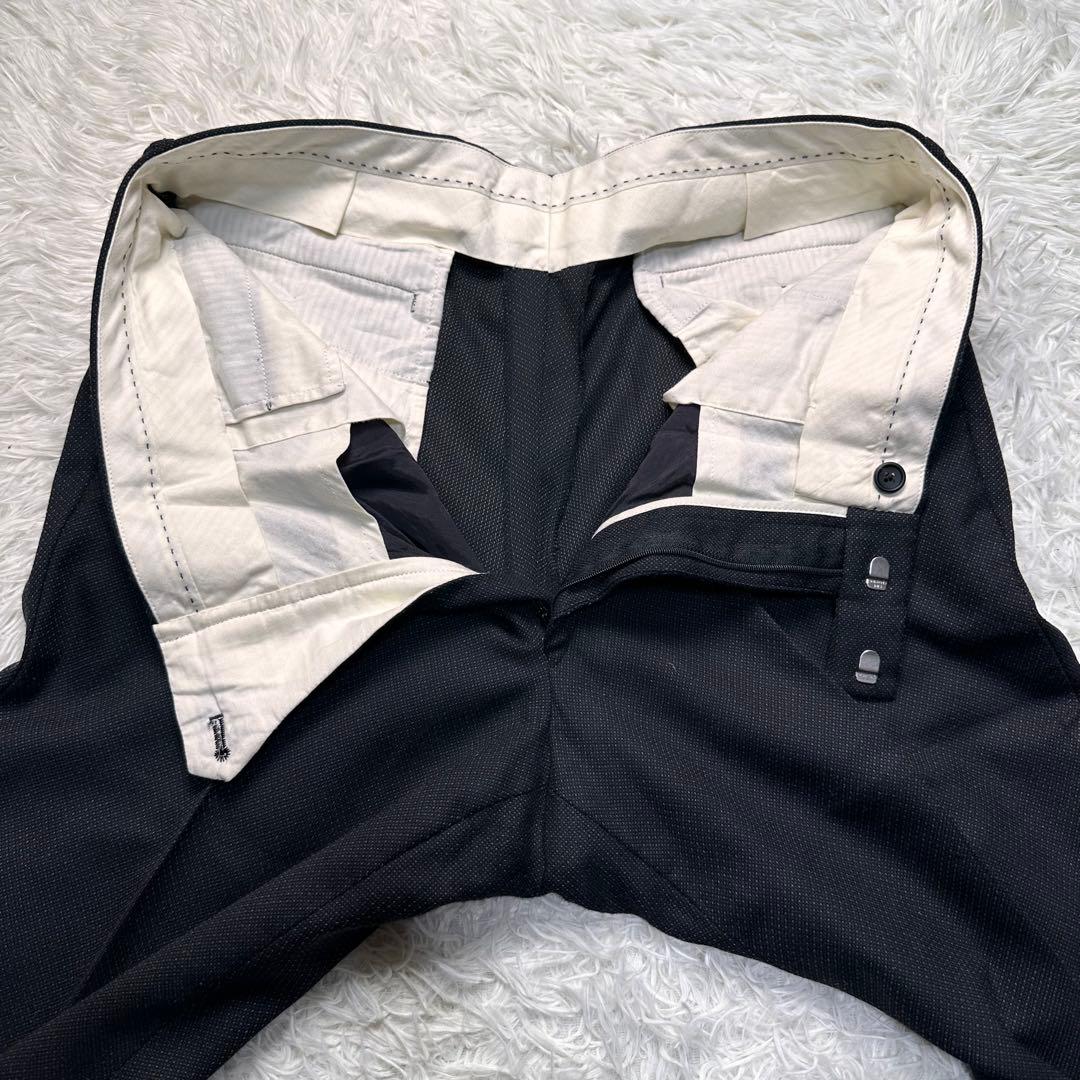 希少 極美品 ポールスミス 蓮柄 花柄 3ピース セットアップ 総裏 LX 黒