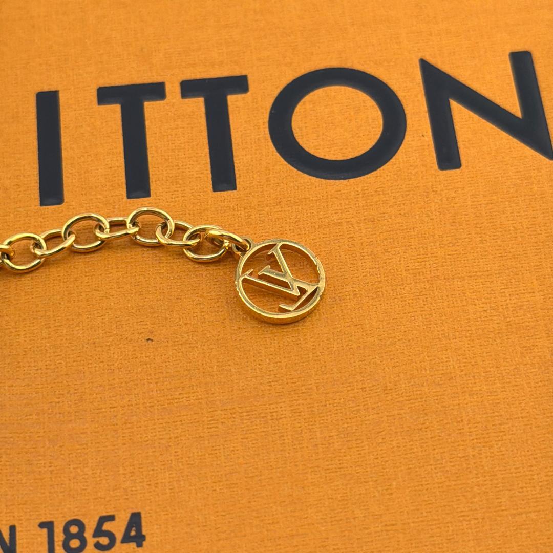 【極美品】ルイヴィトン ネックレス コリエ エセンシャルV ゴールド