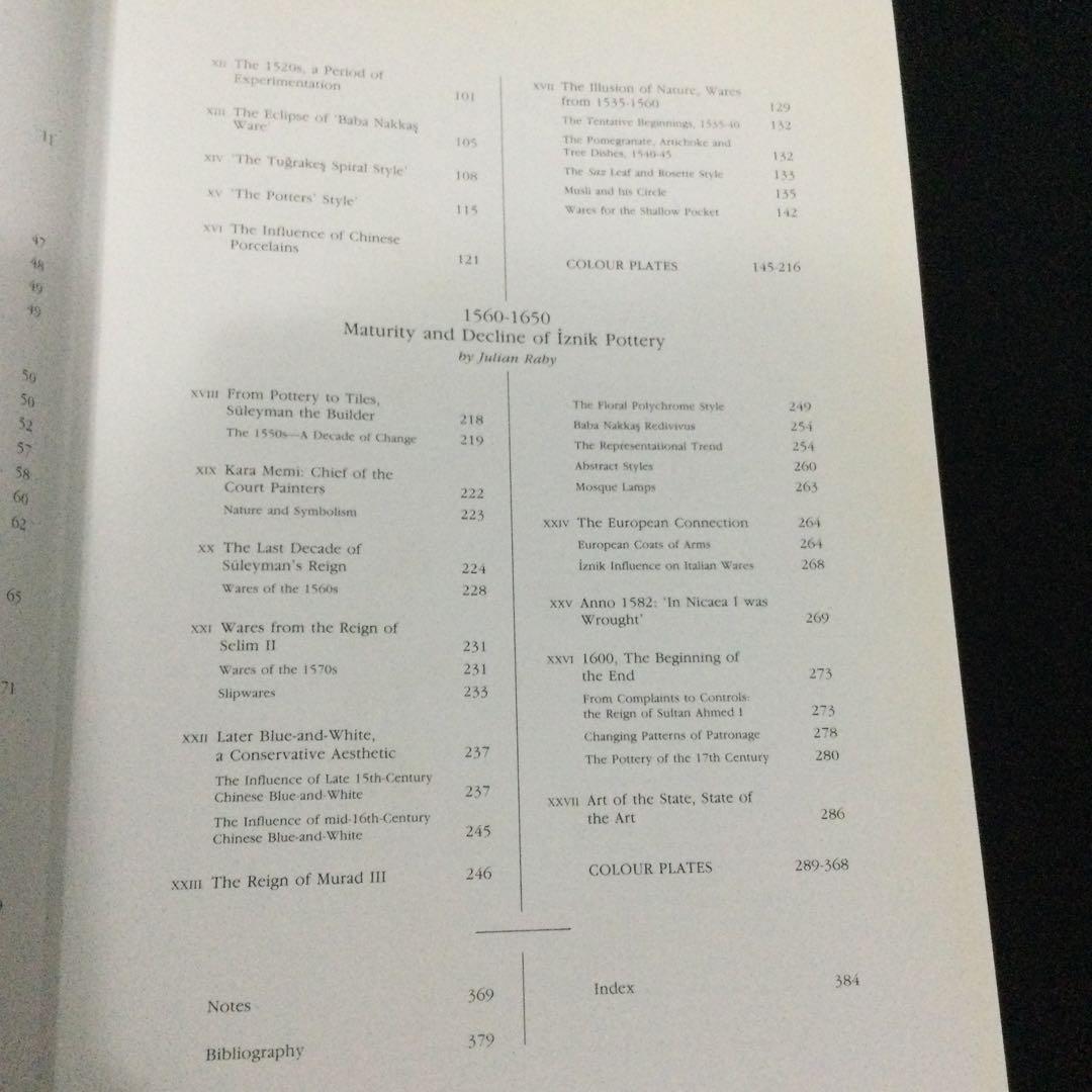 大型本　イズニク　陶器　洋書　皿　タイル　Iznik トルコ　歴史　イズニック