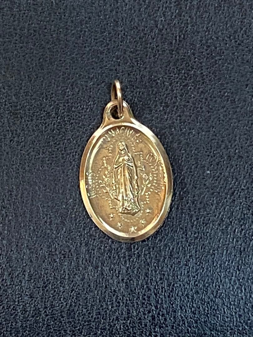 アガット チャーム K9 スワロフスキー メダイ