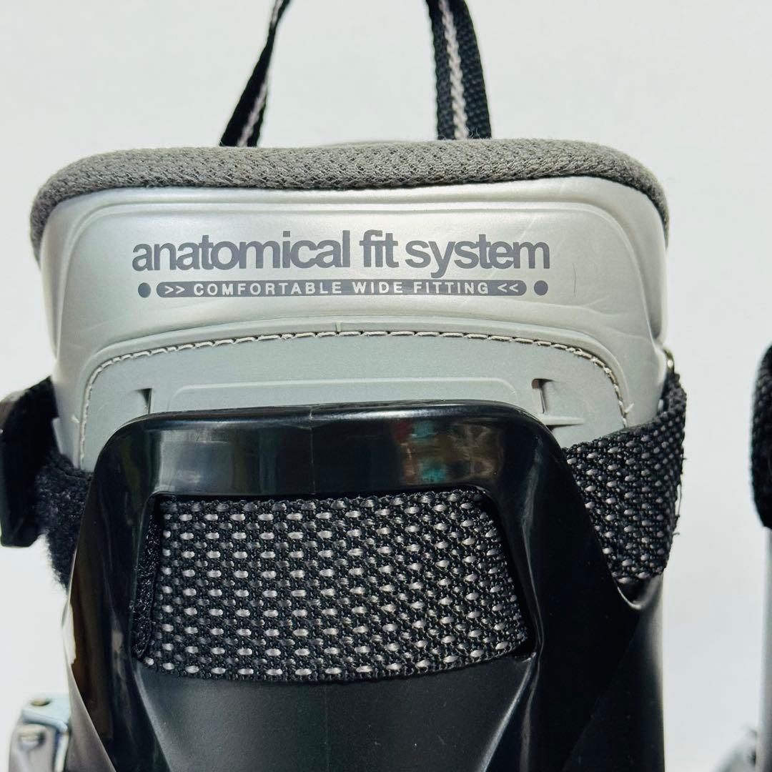 スキー ブーツ27cm27.5cm KASTLE ブラック黒色ブラック初心者