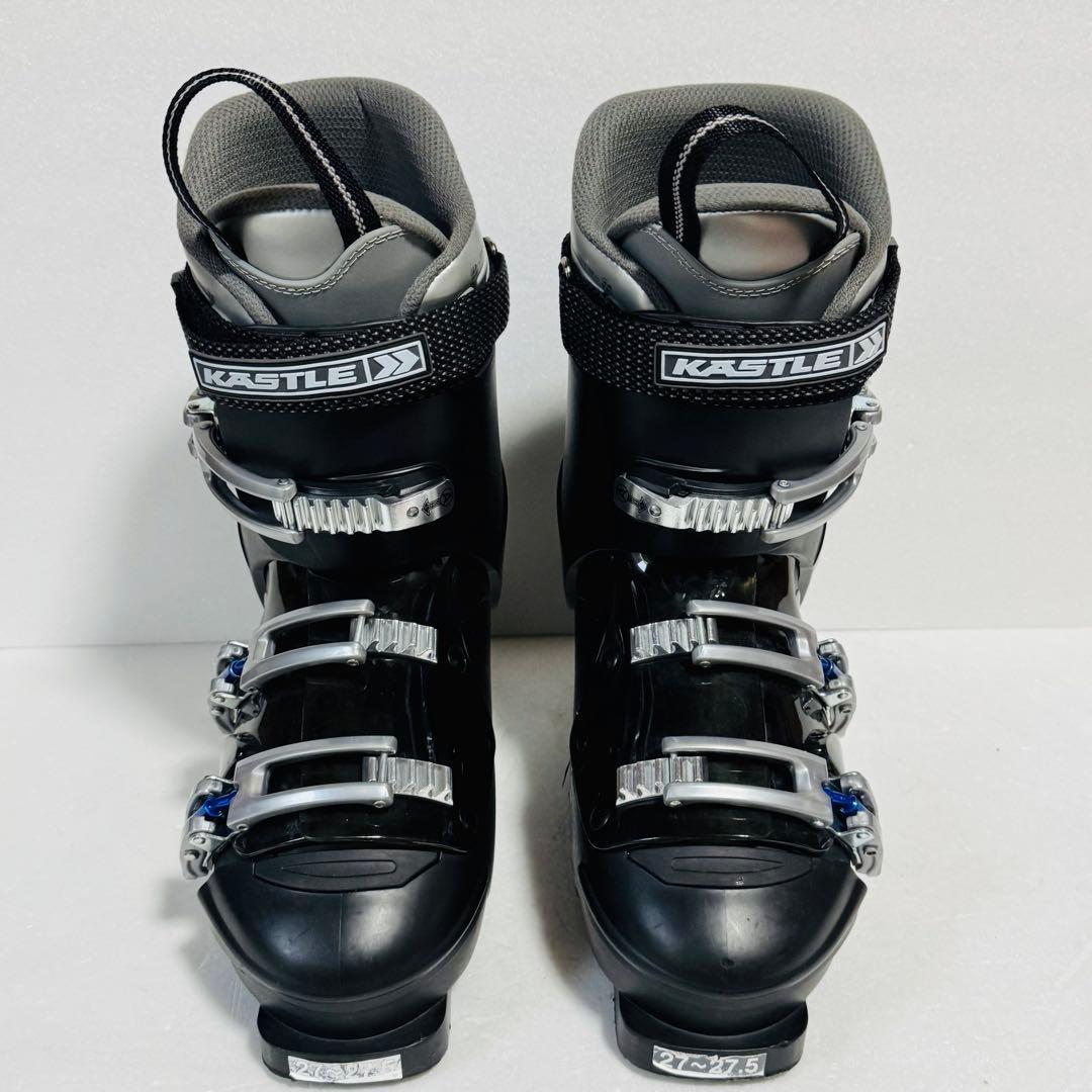 スキー ブーツ27cm27.5cm KASTLE ブラック黒色ブラック初心者