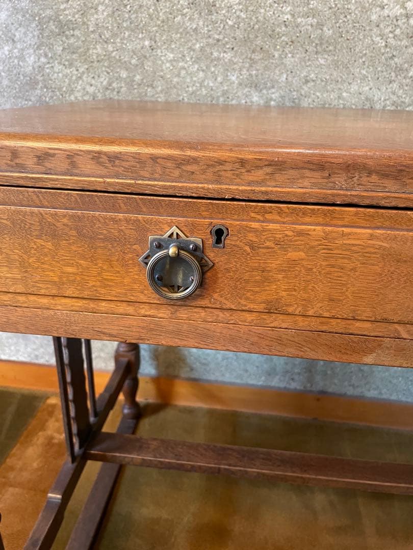 アンティーク　ヴィンテージ デスク 平机 事務机 昭和 大正 レトロ