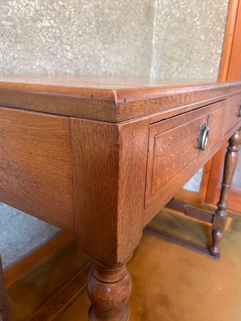 アンティーク　ヴィンテージ デスク 平机 事務机 昭和 大正 レトロ