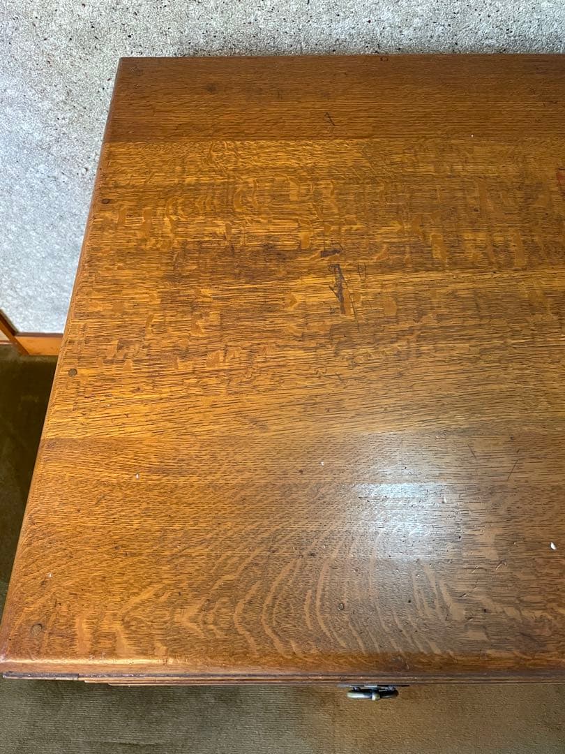 アンティーク　ヴィンテージ デスク 平机 事務机 昭和 大正 レトロ