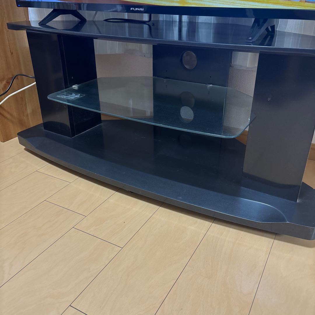 フナイ　43型 テレビ FL-43U3040　21年製　テレビ台、リモコン付