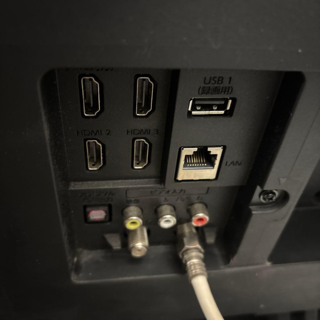 フナイ　43型 テレビ FL-43U3040　21年製　テレビ台、リモコン付